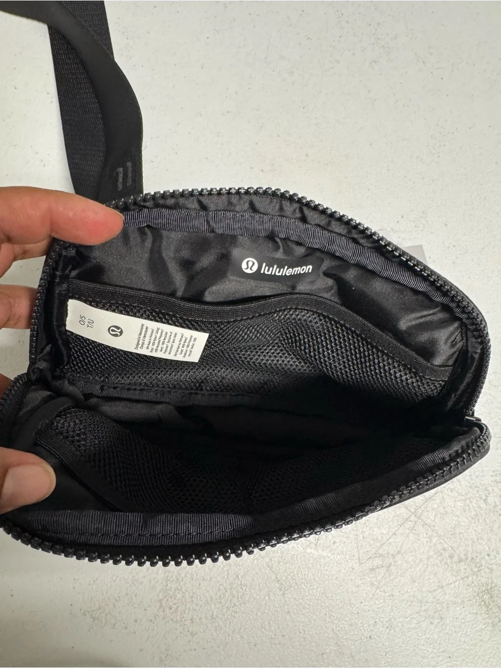 lululemon athletica Black Crossbody Belt Bag